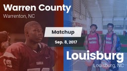 Matchup: Warren County vs. Louisburg  2017