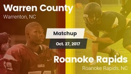 Matchup: Warren County vs. Roanoke Rapids  2017