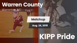Matchup: Warren County vs. KIPP Pride 2018