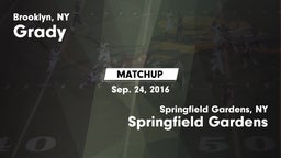 Matchup: Grady vs. Springfield Gardens  2016