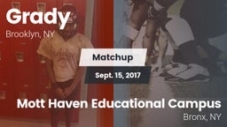 Matchup: Grady vs. Mott Haven Educational Campus 2017