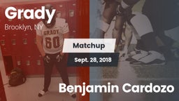 Matchup: Grady vs. Benjamin Cardozo 2018