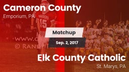 Matchup: Cameron County vs. Elk County Catholic  2017