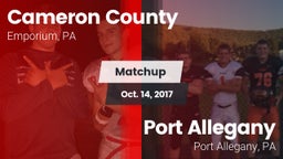 Matchup: Cameron County vs. Port Allegany  2017