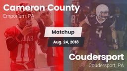 Matchup: Cameron County vs. Coudersport  2018