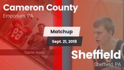 Matchup: Cameron County vs. Sheffield  2018