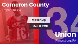 Matchup: Cameron County vs. Union  2018