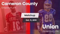 Matchup: Cameron County vs. Union  2019