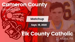 Matchup: Cameron County vs. Elk County Catholic  2020