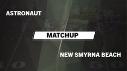Matchup: Astronaut vs. New Smyrna Beach  2016