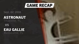 Recap: Astronaut  vs. Eau Gallie  2016