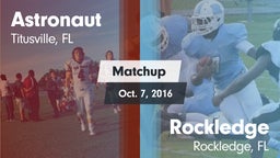 Matchup: Astronaut vs. Rockledge  2016