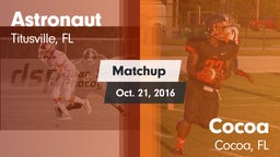 Matchup: Astronaut vs. Cocoa  2016