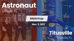 Matchup: Astronaut vs. Titusville  2017