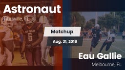 Matchup: Astronaut vs. Eau Gallie  2018
