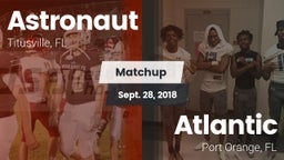 Matchup: Astronaut vs. Atlantic  2018