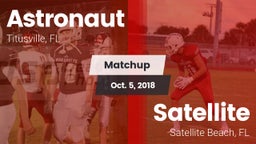 Matchup: Astronaut vs. Satellite  2018