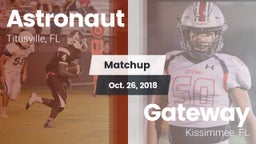 Matchup: Astronaut vs. Gateway  2018