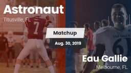 Matchup: Astronaut vs. Eau Gallie  2019