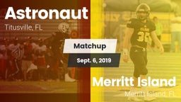 Matchup: Astronaut vs. Merritt Island  2019