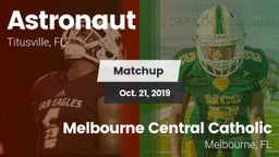 Matchup: Astronaut vs. Melbourne Central Catholic  2019