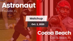 Matchup: Astronaut vs. Cocoa Beach  2020