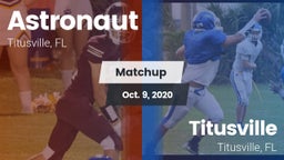 Matchup: Astronaut vs. Titusville  2020