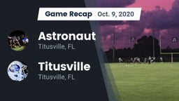 Recap: Astronaut  vs. Titusville  2020