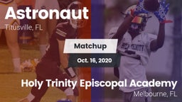 Matchup: Astronaut vs. Holy Trinity Episcopal Academy 2020