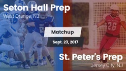 Matchup: Seton Hall Prep vs. St. Peter's Prep  2017
