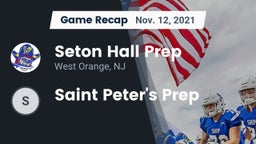 Recap: Seton Hall Prep  vs. Saint Peter's Prep 2021