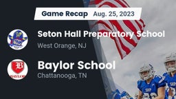 Recap: Seton Hall Preparatory School  vs. Baylor School 2023