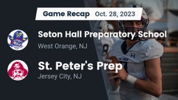Recap: Seton Hall Preparatory School  vs. St. Peter's Prep  2023