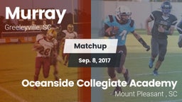 Matchup: Murray vs. Oceanside Collegiate Academy 2017