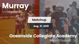 Matchup: Murray vs. Oceanside Collegiate Academy 2018