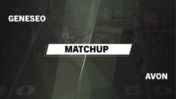 Matchup: Geneseo vs. Avon 2016