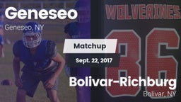 Matchup: Geneseo vs. Bolivar-Richburg  2017