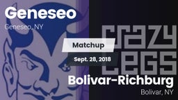 Matchup: Geneseo vs. Bolivar-Richburg  2018