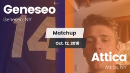 Matchup: Geneseo vs. Attica  2018