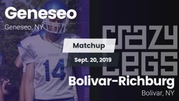 Matchup: Geneseo vs. Bolivar-Richburg  2019
