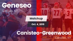 Matchup: Geneseo vs. Canisteo-Greenwood  2019