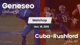 Matchup: Geneseo vs. Cuba-Rushford  2019