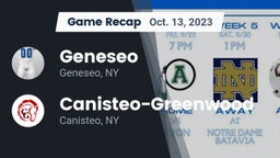 Recap: Geneseo  vs. Canisteo-Greenwood  2023