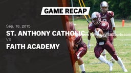 Recap: St. Anthony Catholic  vs. Faith Academy  2015