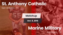 Matchup: St. Anthony vs. Marine Military  2016