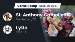Recap: St. Anthony Catholic HS vs. Lytle  2017