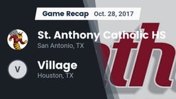 Recap: St. Anthony Catholic HS vs. Village  2017
