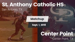 Matchup: St. Anthony vs. Center Point  2018