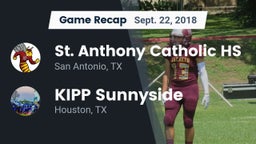 Recap: St. Anthony Catholic HS vs. KIPP Sunnyside  2018