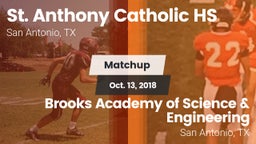 Matchup: St. Anthony vs. Brooks Academy of Science & Engineering  2018